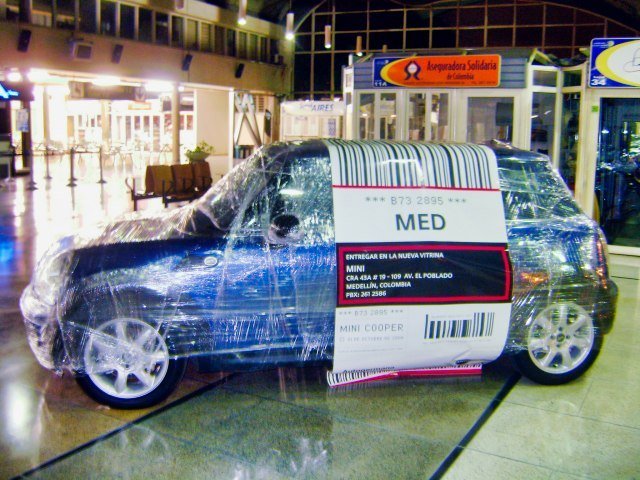 Logística para evento Mini Cooper