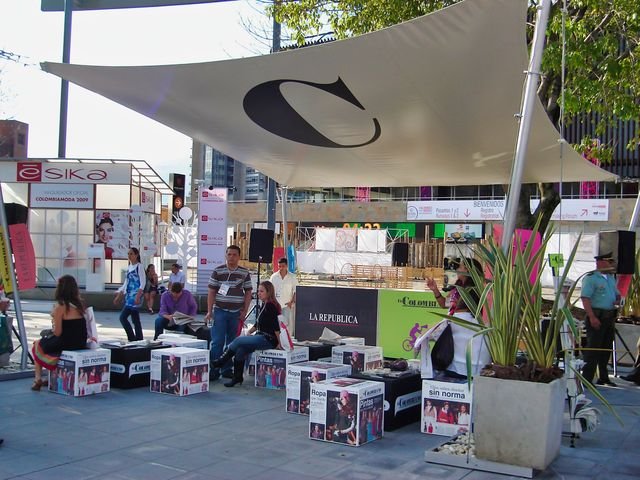 Stand de feria para El Colombiano